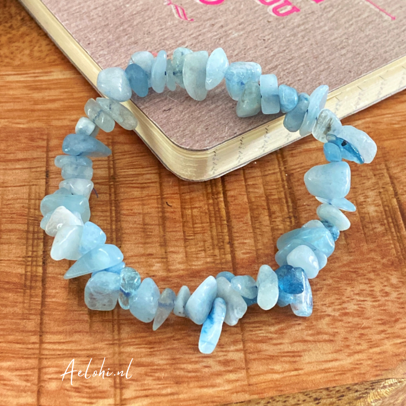 Aquamarine Split Bracelet – Stretch
