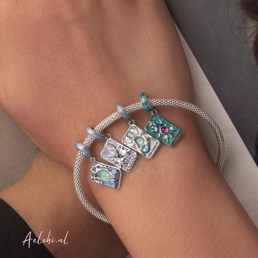 The Chariot Tarot Charm – Sterling Silver | Miracles and Magic Collection