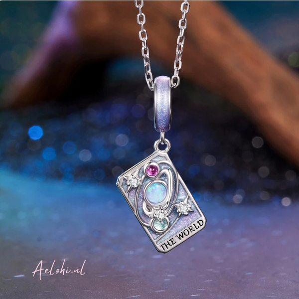 The World Tarot Charm – Sterling Silver | Miracles and Magic Collection
