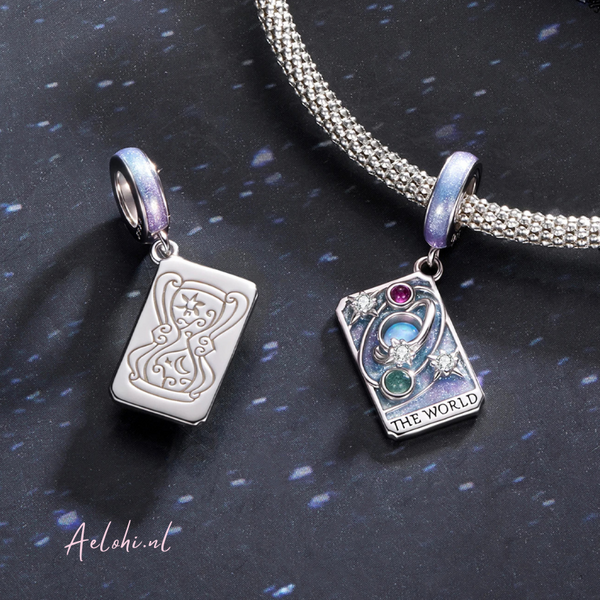 The World Tarot Charm – Sterling Silver | Miracles and Magic Collection