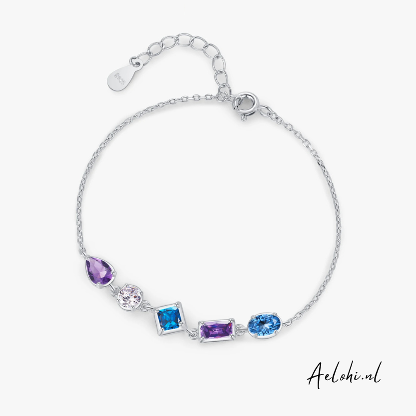 Friola - Zilveren Zirconia Armband