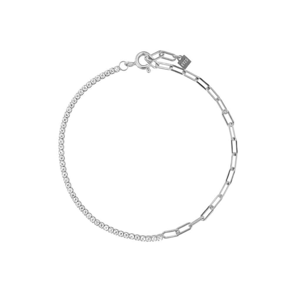 Felicity - Zilveren Zirconia Tennisarmband