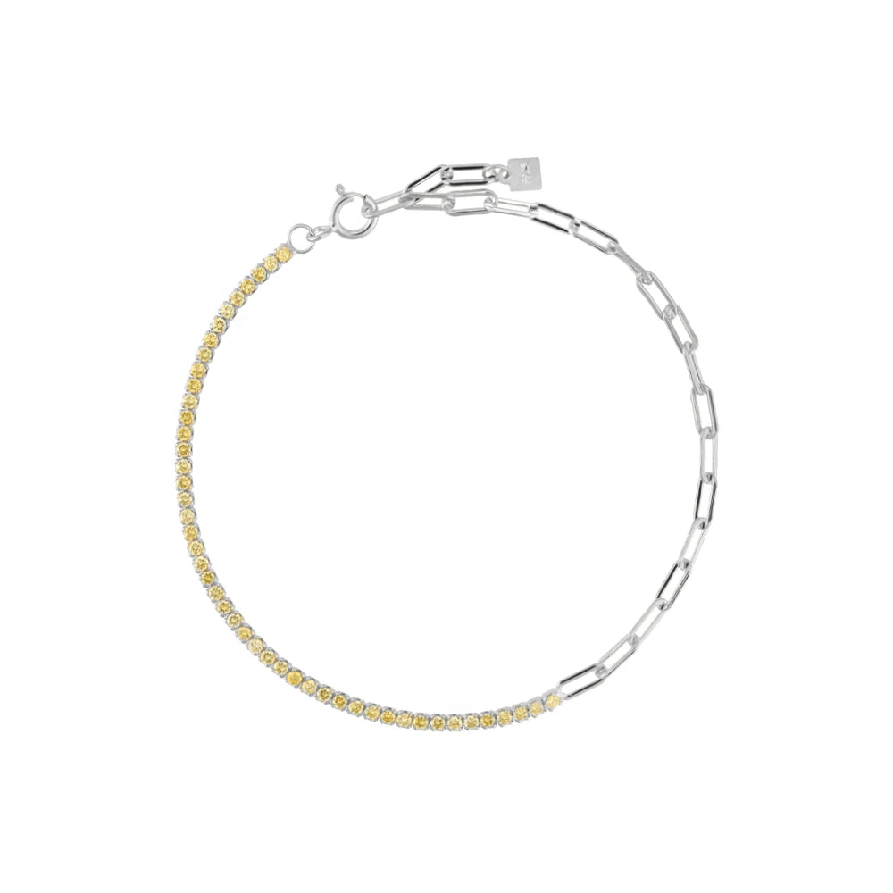 Felicity - Zilveren Zirconia Tennisarmband