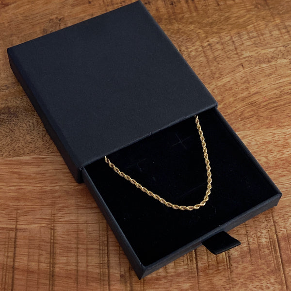 3mm Seilkette Halskette Damen