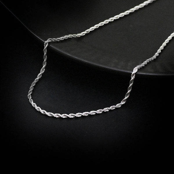 3mm Seilkette Halskette Damen