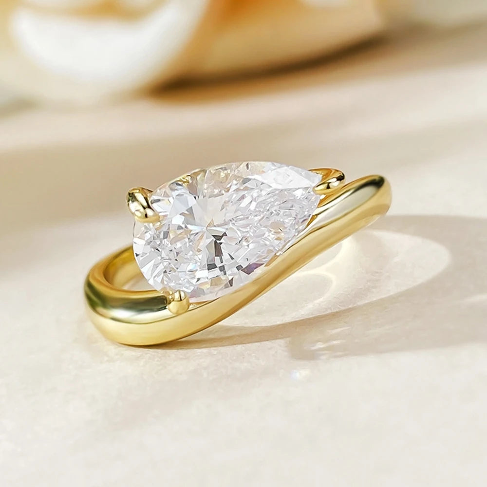 Shalyna - Zilveren 2 ct Saffier Ring