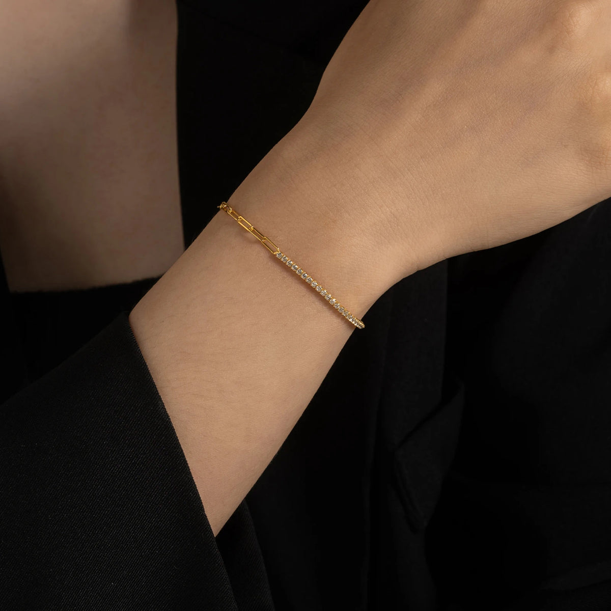 Felicity - Zilveren Zirconia Tennisarmband
