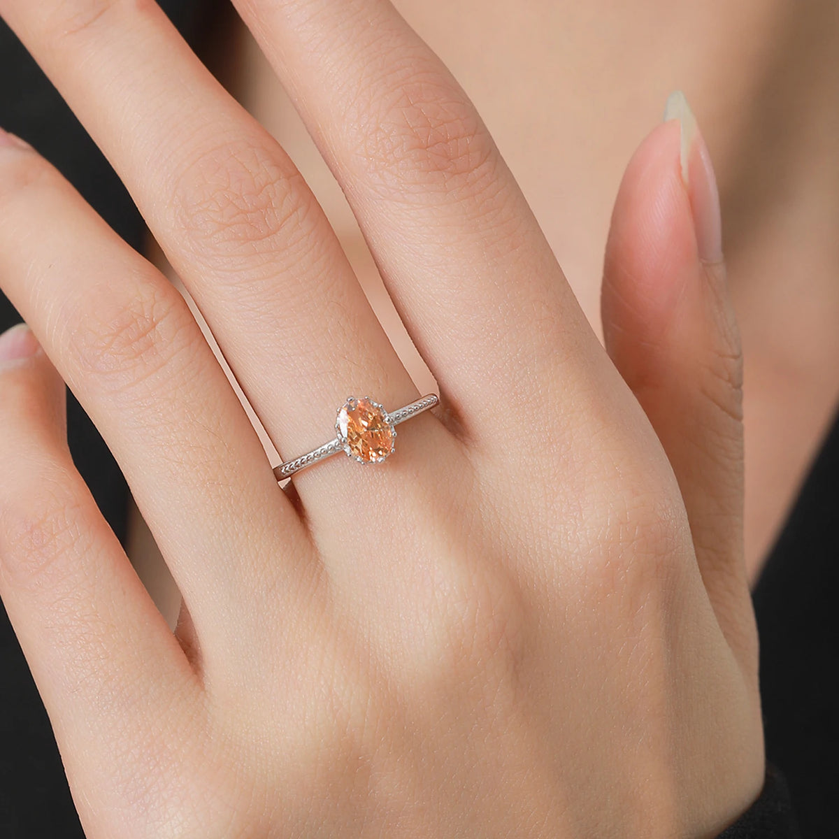 Tina - Silberring mit Zirkonia