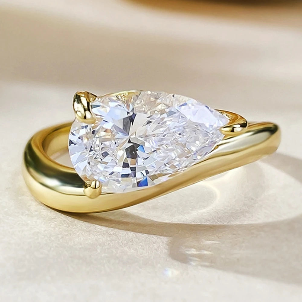 Shalyna - Zilveren 2 ct Saffier Ring