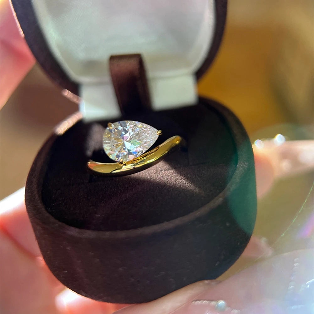 Shalyna - Zilveren 2 ct Saffier Ring