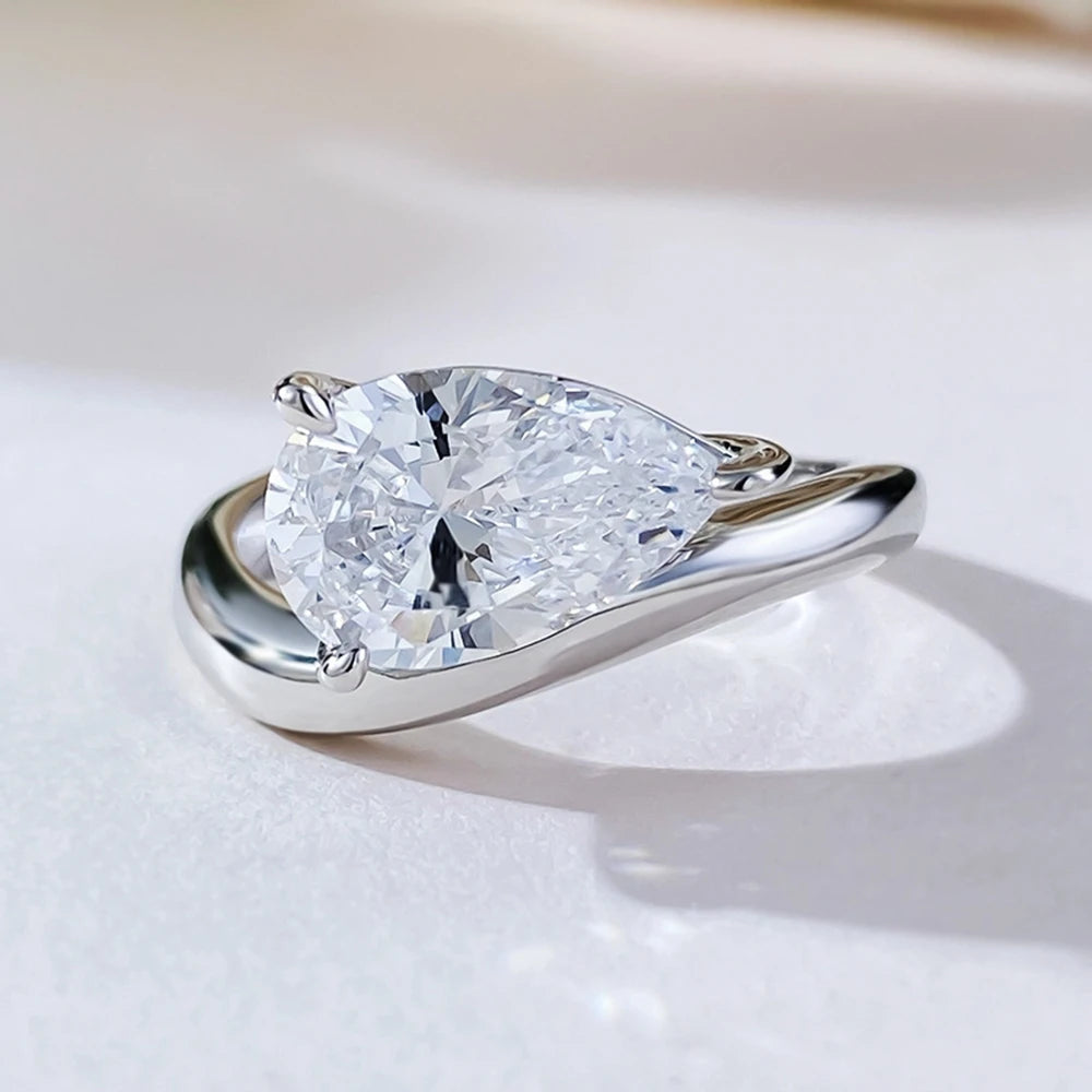 Shalyna - Zilveren 2 ct Saffier Ring