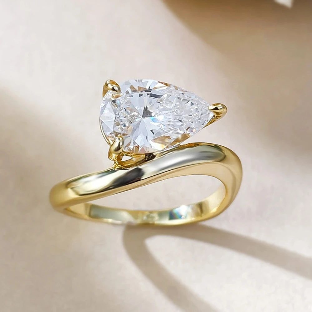 Shalyna - Zilveren 2 ct Saffier Ring