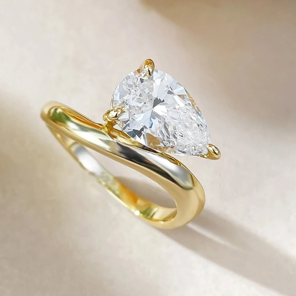 Shalyna - Zilveren 2 ct Saffier Ring