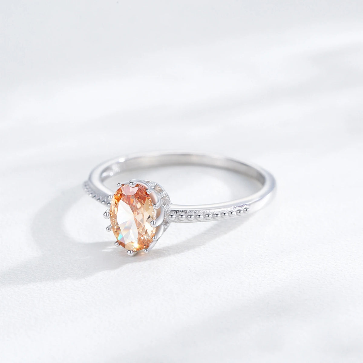 Tina - Silberring mit Zirkonia