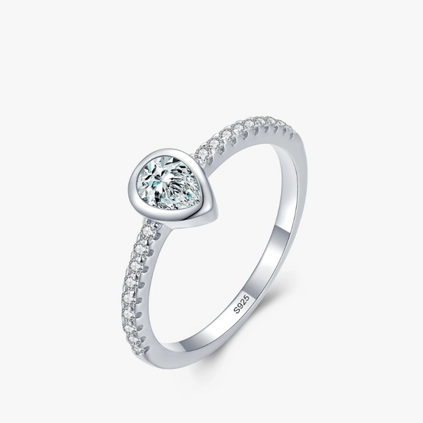 Denise - Silberring mit Zirkonia
